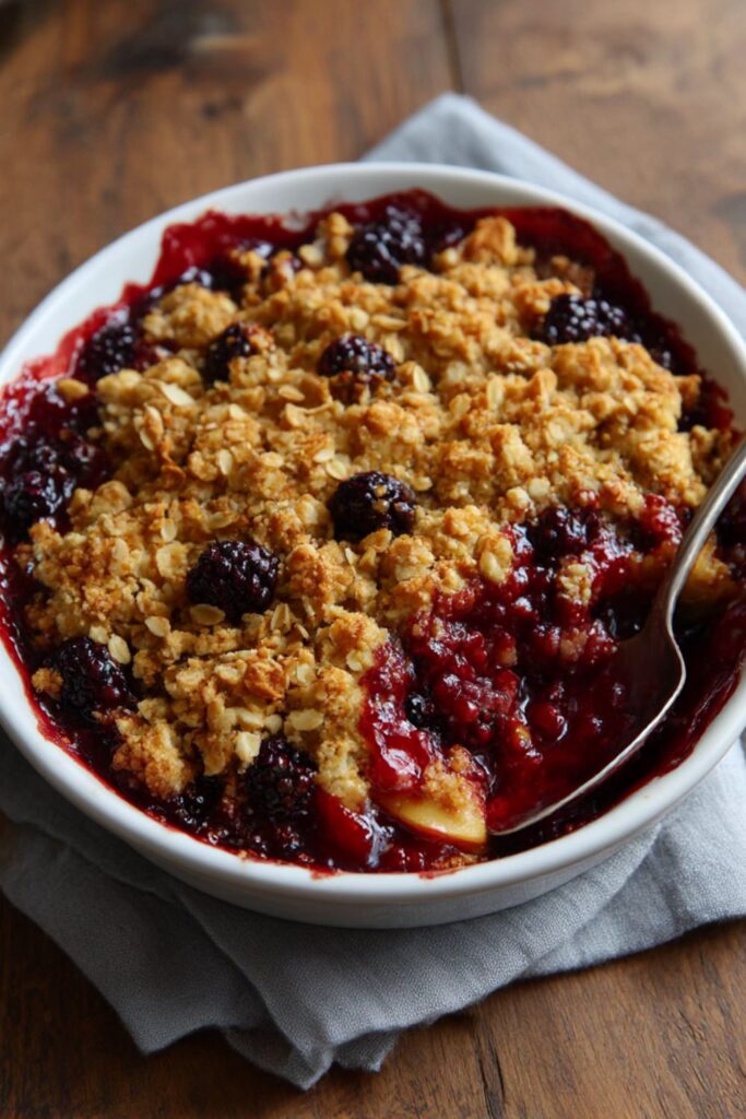 Mary Berry Blackberry and Apple Crumble Recipe