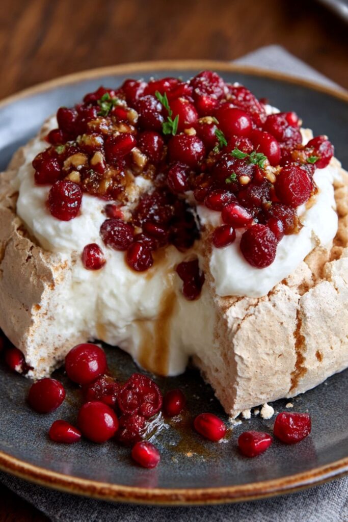 Mary Berry Christmas Wreath Pavlova Recipe