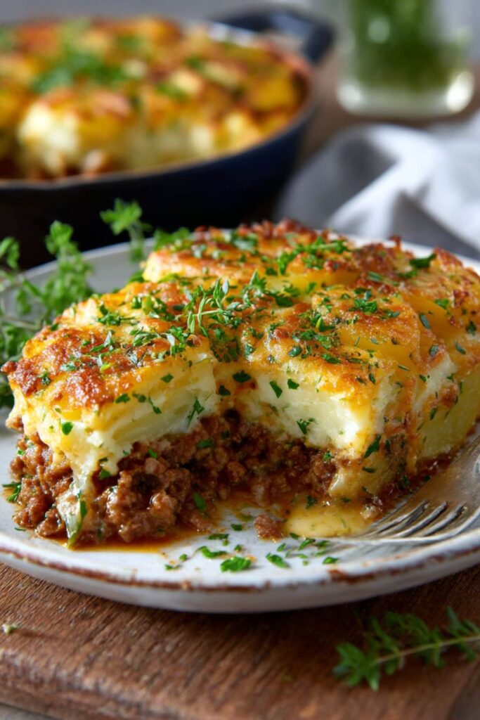 Mary Berry Cottage Pie with Dauphinoise Potatoes Recipe