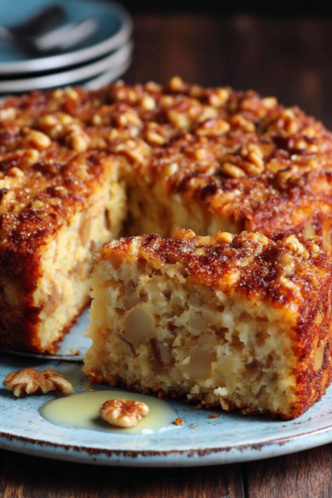 Mary Berry Apple and Walnut Cake Recipe