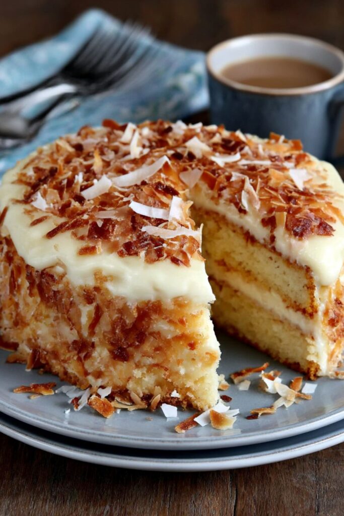 Mary Berry Coconut Traybake Recipe