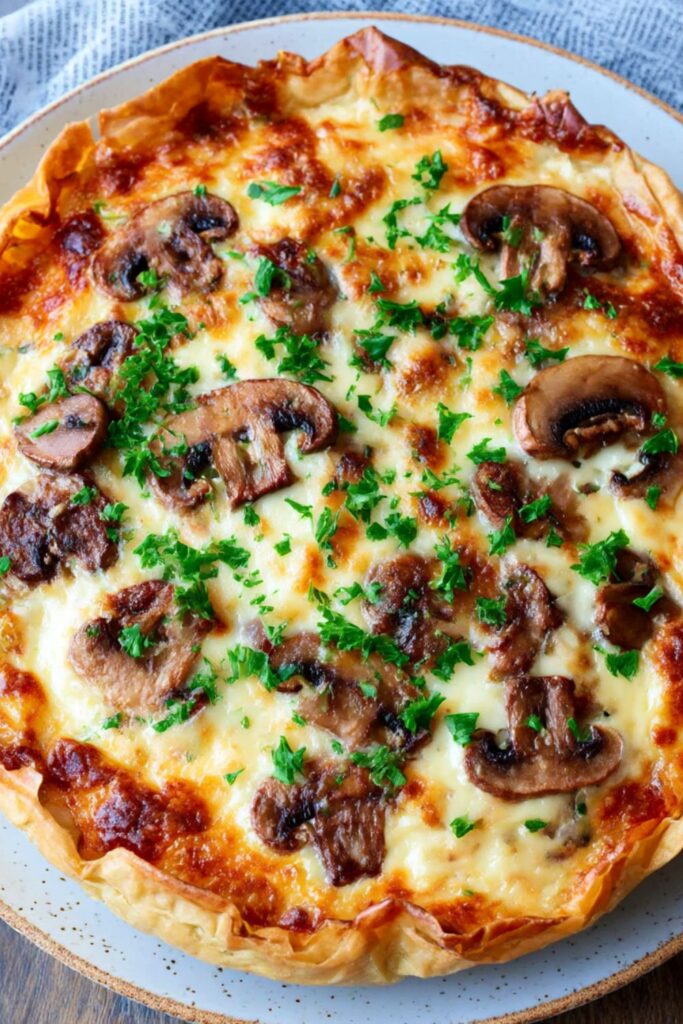 Mary Berry Mushroom Quiche Recipe