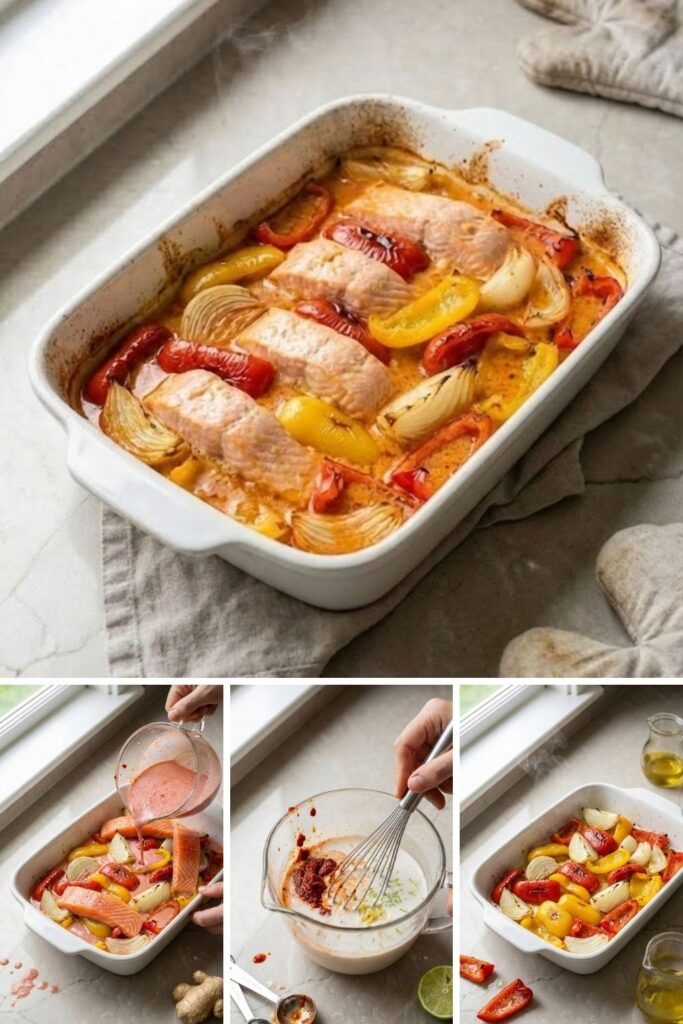 Mary Berry Thai Style Salmon Traybake Recipe