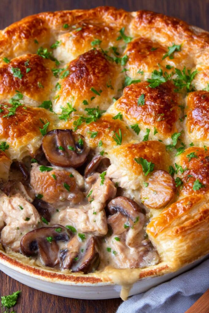 Mary Berry Chicken and Mushroom Pie Recipe