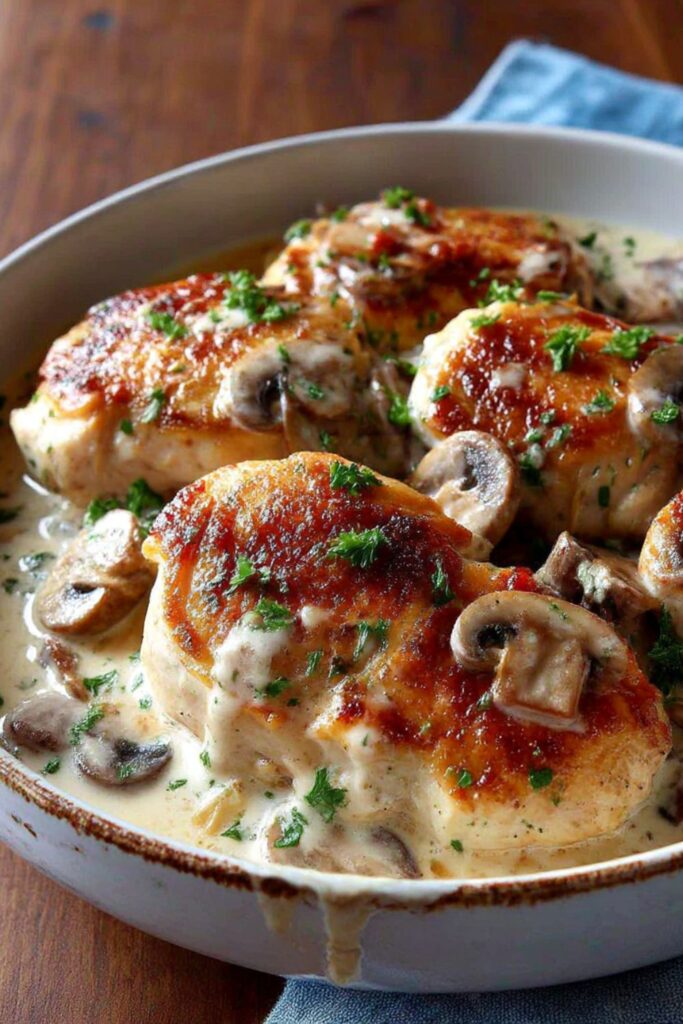 Mary Berry Chicken in White Wine Sauce​ Recipe
