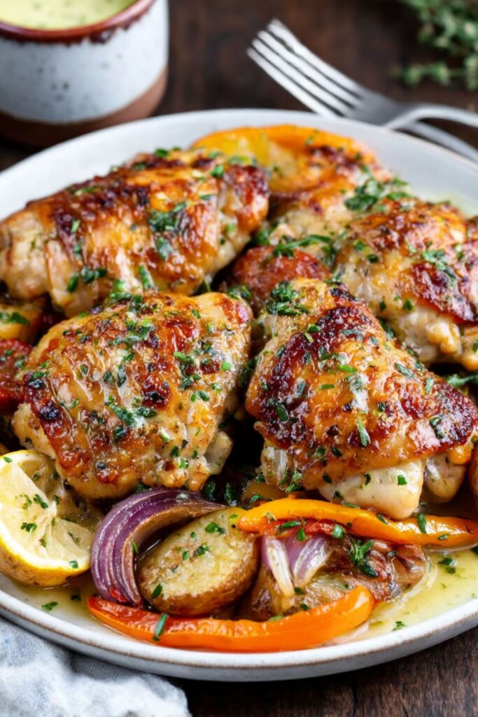 Mary Berry Mediterranean Chicken Thighs with Chorizo Recipe