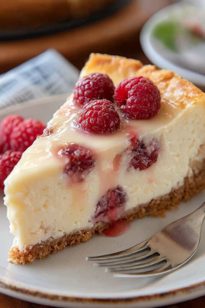 Mary Berry Raspberry and White Chocolate Cheesecake Recipe