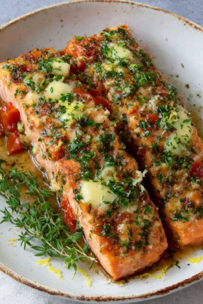 Mary Berry Salmon with Cream Cheese and Peppers Recipe