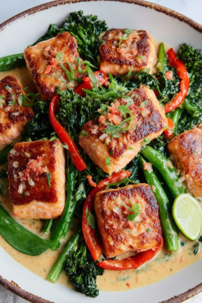 Mary Berry Thai Salmon Traybake Recipe