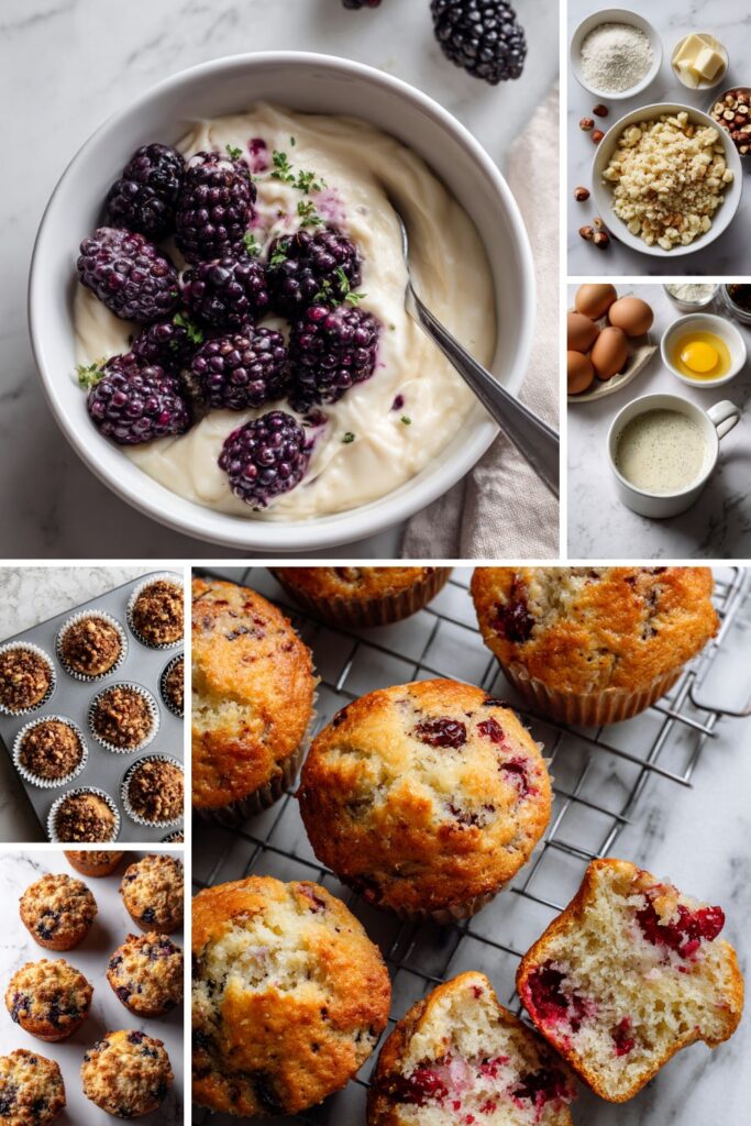 Mary Berry Blackberry Muffins Recipe