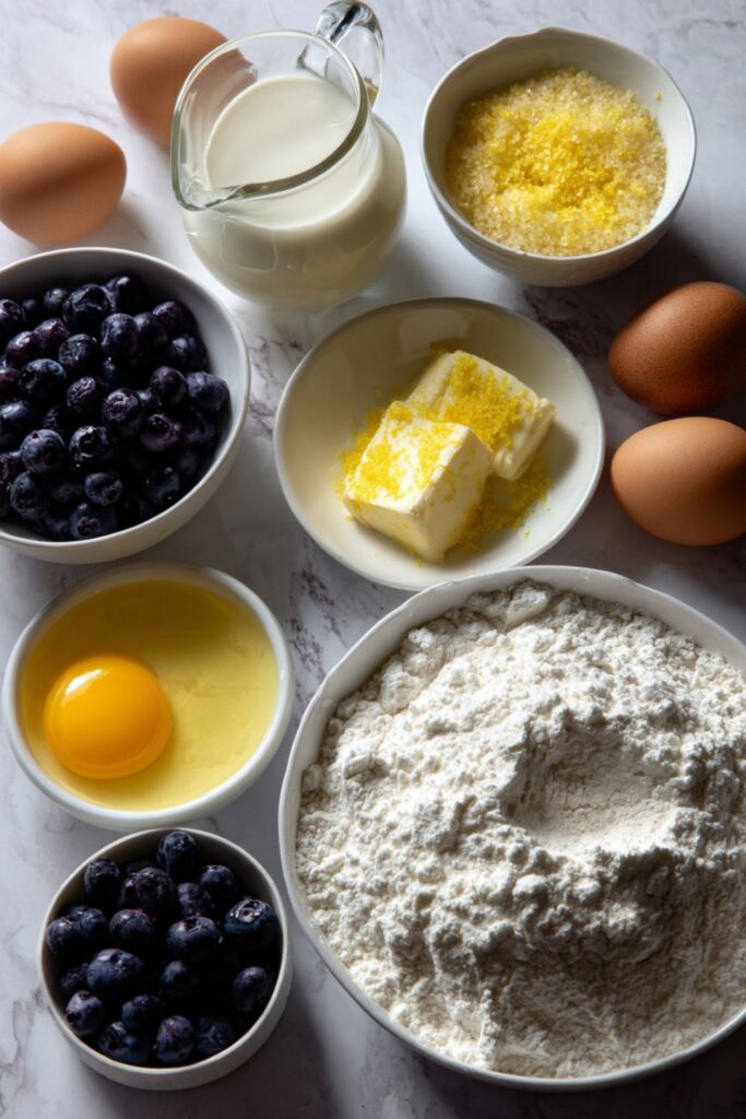 Mary Berry Lemon and Blueberry Muffins Recipe