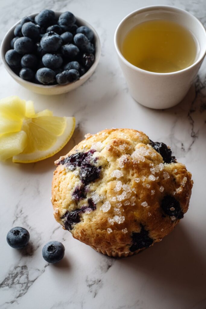 Mary Berry Lemon and Blueberry Muffins Recipe