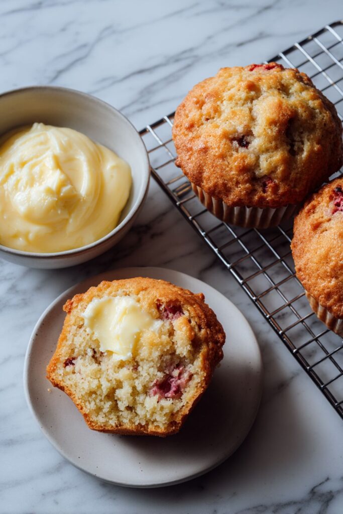 Mary Berry Rhubarb Muffins Recipe