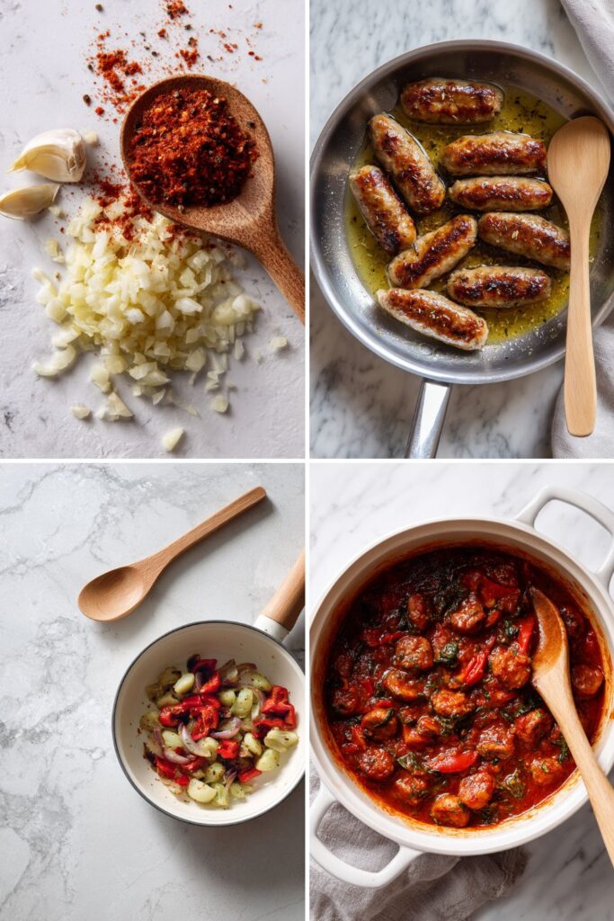 Mary Berry Sausage and Red Pepper Casserole Recipe