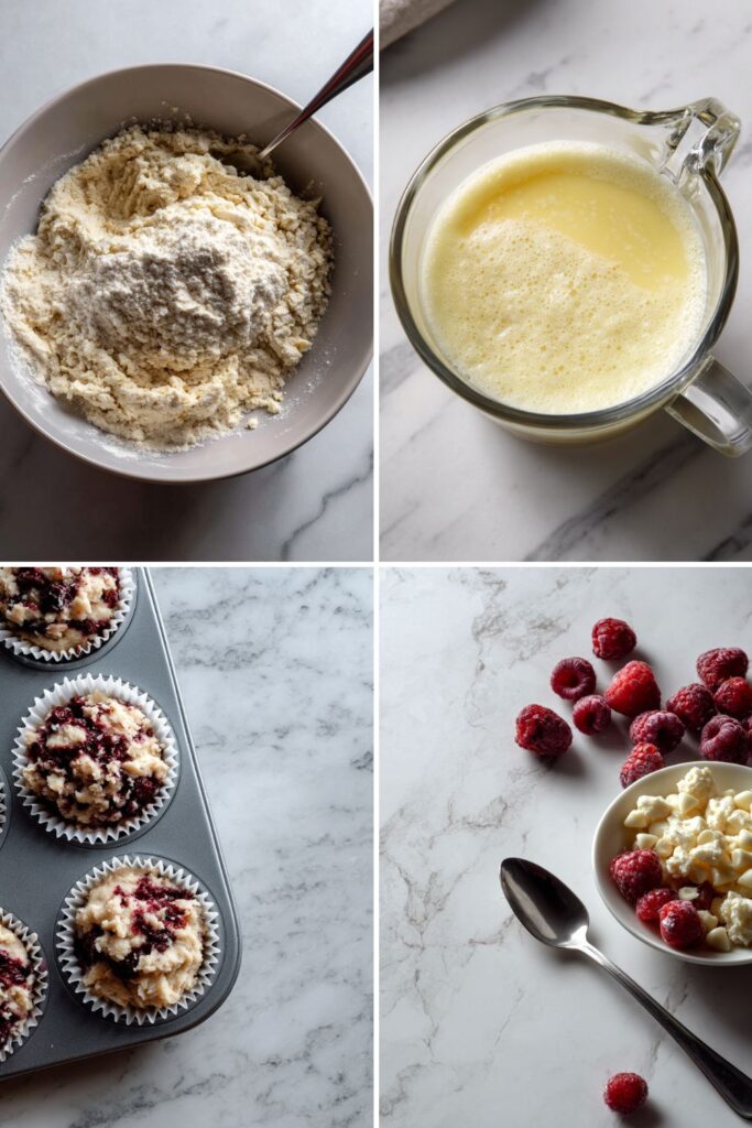 Mary Berry White Chocolate and Raspberry Muffins Recipe