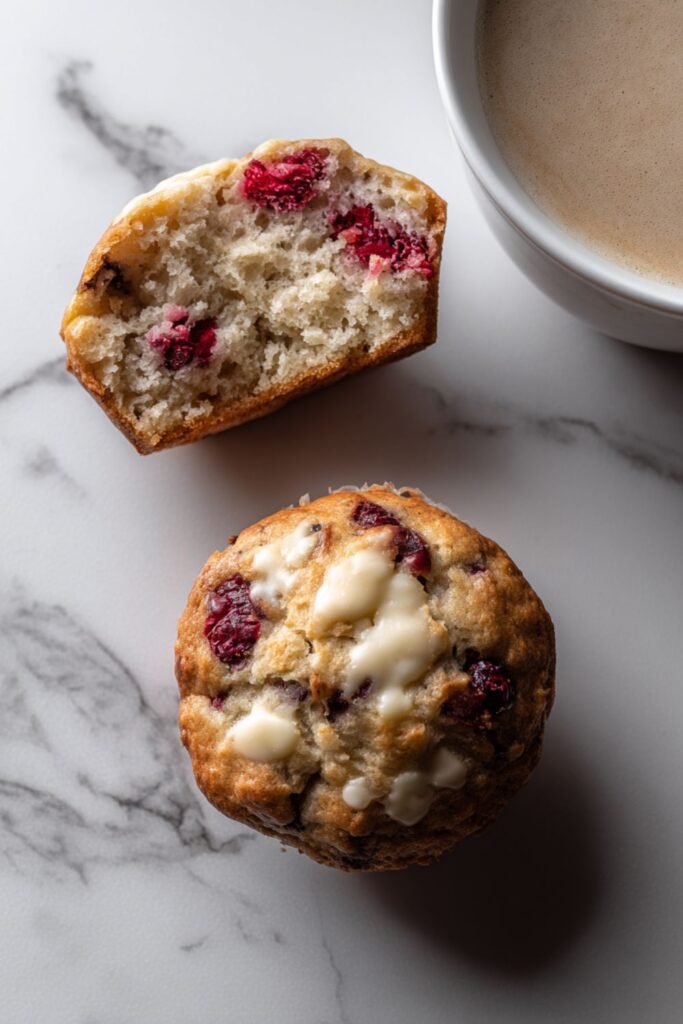 Mary Berry White Chocolate and Raspberry Muffins Recipe