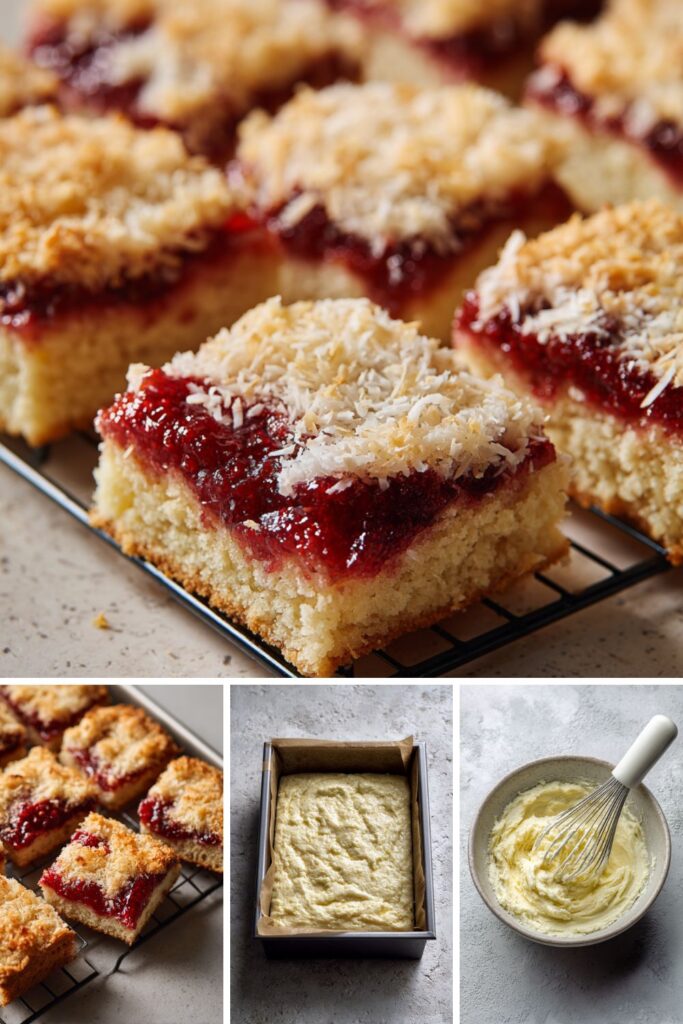Mary Berry Jam and Coconut Sponge Recipe