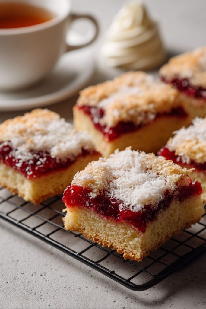 Mary Berry Jam and Coconut Sponge Recipe
