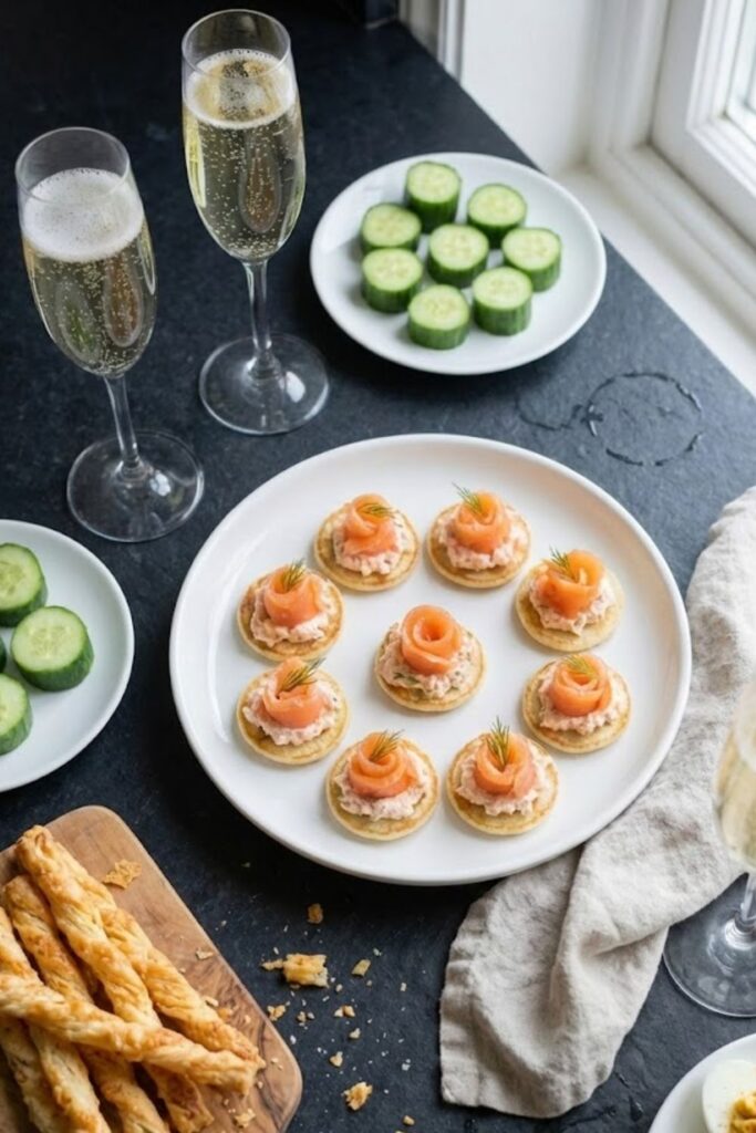 Mary Berry Double Salmon Canapés Recipe