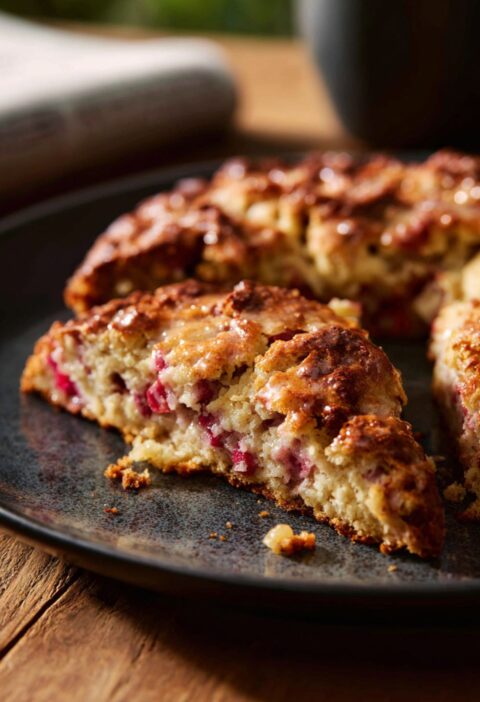 Mary Berry Rhubarb and Ginger Scones Recipe