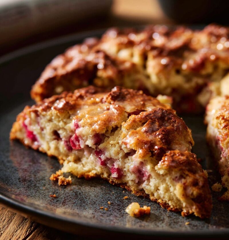 Mary Berry Rhubarb and Ginger Scones Recipe