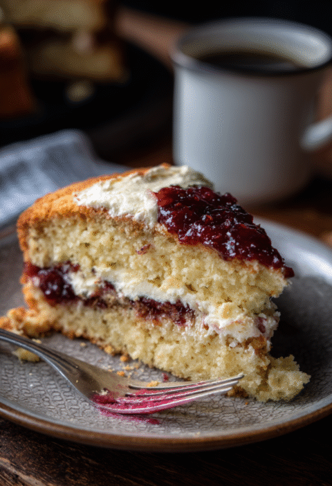 Mary Berry Victoria Sponge with Buttercream Recipe