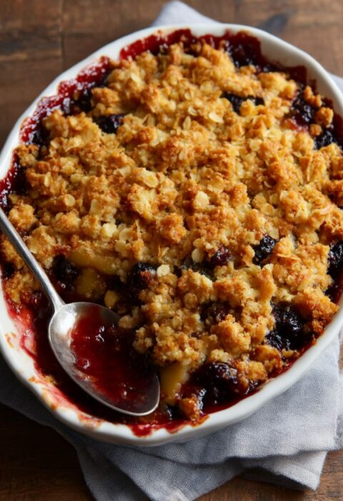 Mary Berry Blackberry and Apple Crumble Recipe