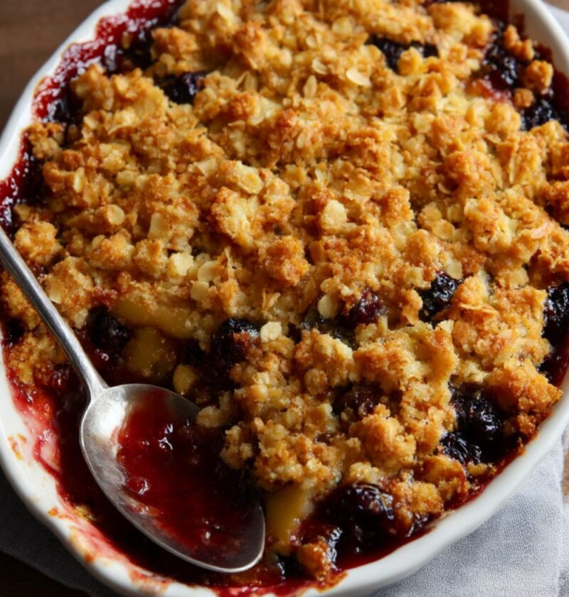 Mary Berry Blackberry and Apple Crumble Recipe