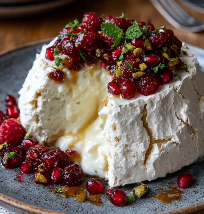 Mary Berry Christmas Wreath Pavlova Recipe