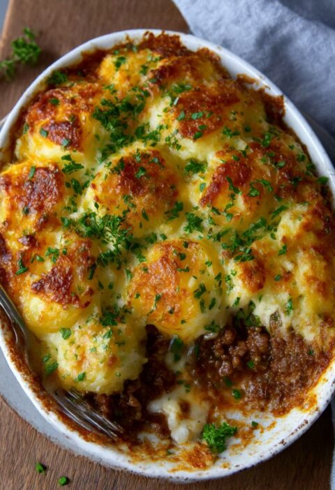 Mary Berry Cottage Pie with Dauphinoise Potatoes Recipe