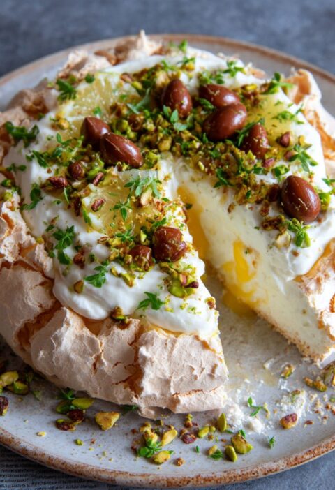 Mary Berry Easter Lemon Pavlova Recipe