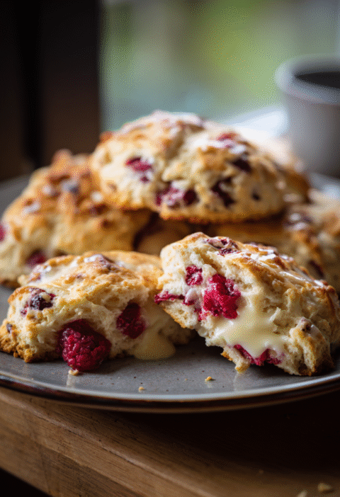 Mary Berry Raspberry and White Chocolate Scones Recipe
