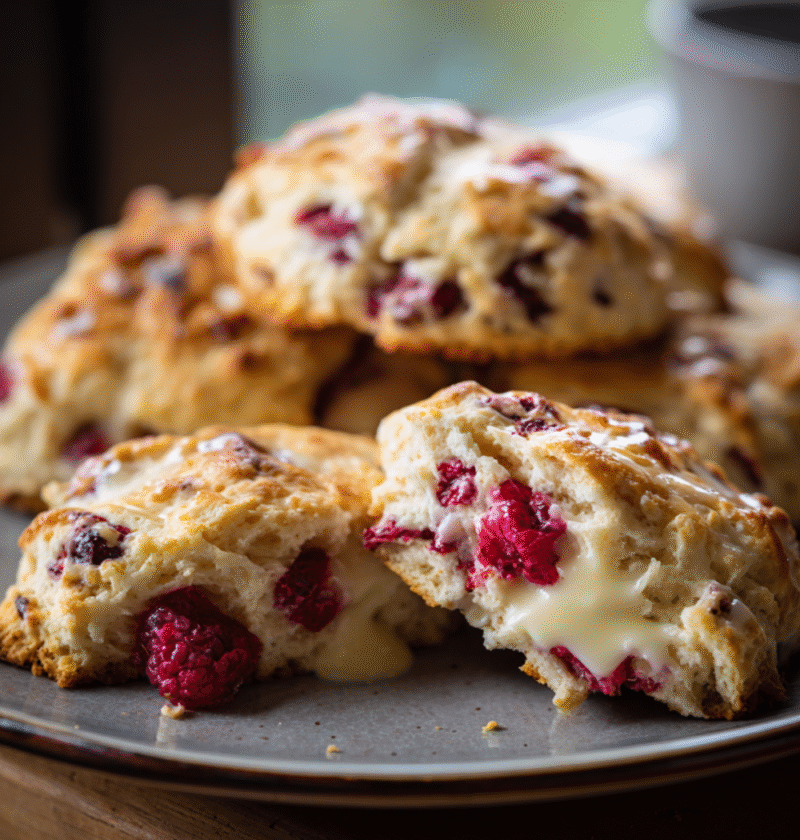 Mary Berry Raspberry and White Chocolate Scones Recipe