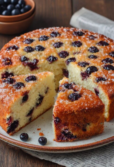 Mary Berry Blueberry Traybake Recipe