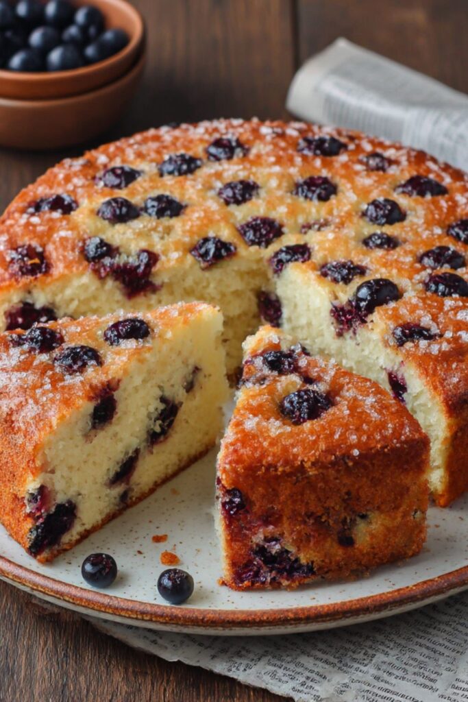 Mary Berry Blueberry Traybake Recipe