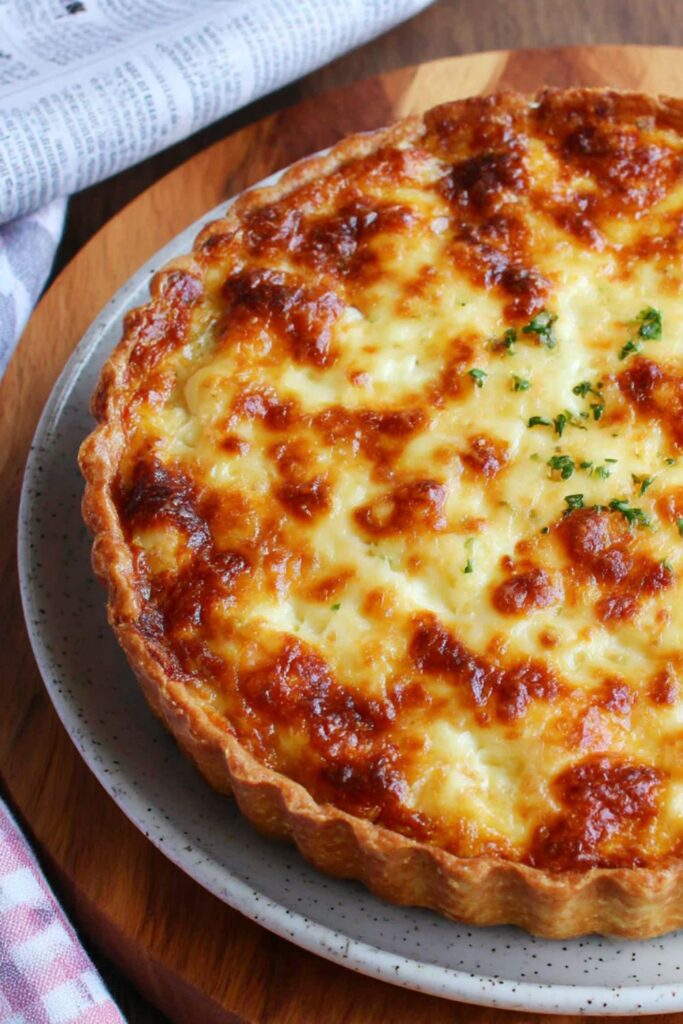Mary Berry Cheese and Onion Quiche Recipe