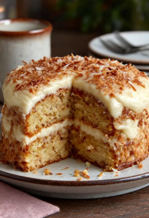 Mary Berry Coconut Traybake Recipe
