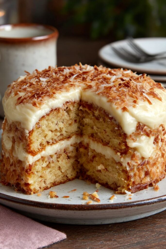 Mary Berry Coconut Traybake Recipe