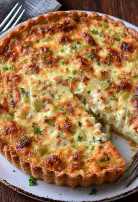 Mary Berry Leek and Stilton Quiche Recipe