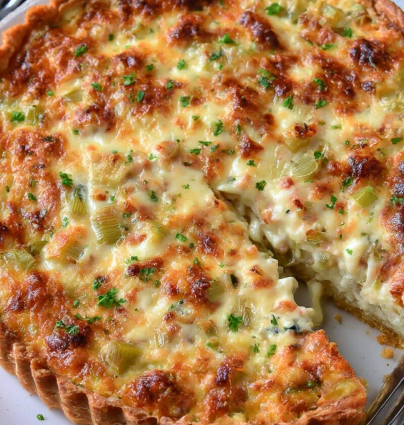 Mary Berry Leek and Stilton Quiche Recipe