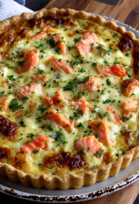 Mary Berry Smoked Salmon Quiche Recipe
