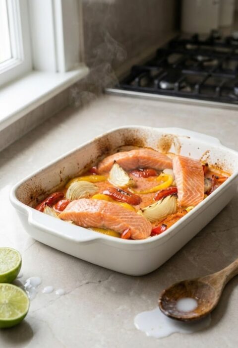 Mary Berry Thai Style Salmon Traybake Recipe