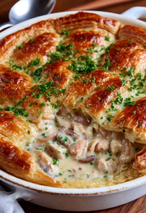Mary Berry Chicken and Mushroom Pie Recipe