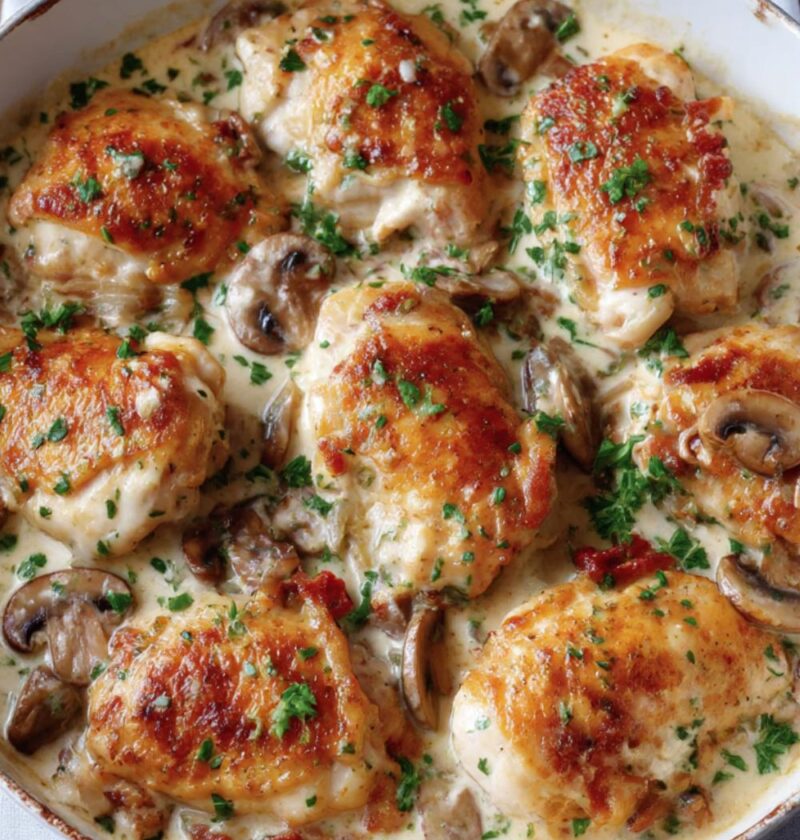 Mary Berry Chicken in White Wine Sauce​ Recipe