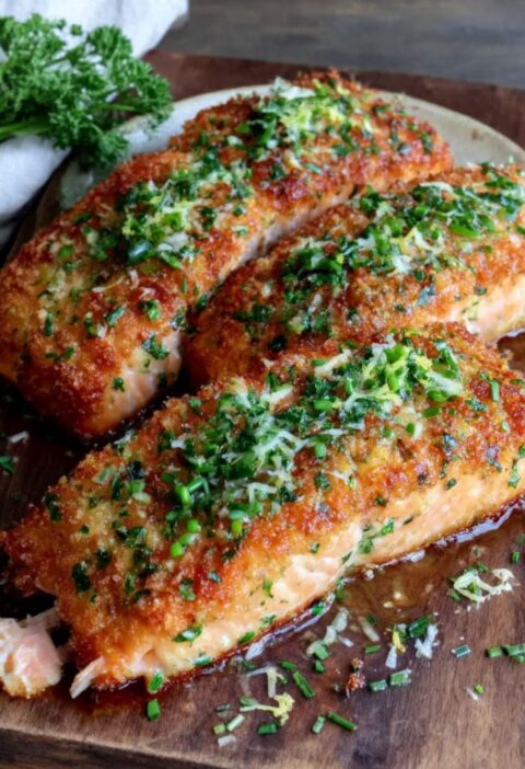 Mary Berry Herb Crusted Salmon Recipe