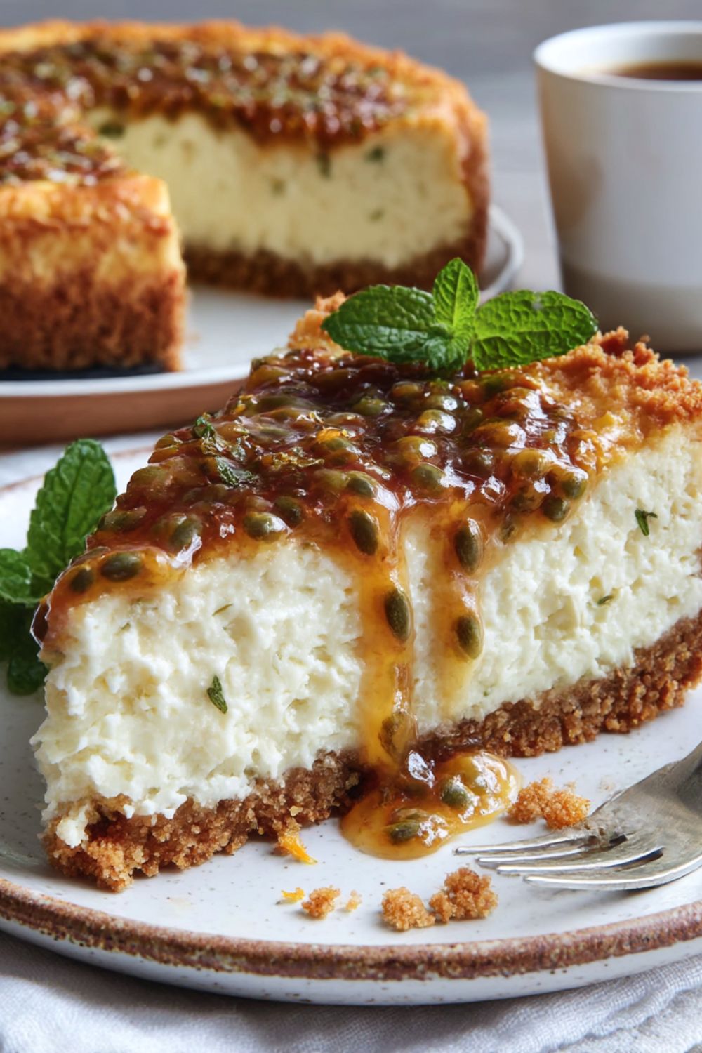 Mary Berry Passion Fruit & Orange Cheesecake Recipe