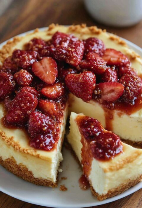 Mary Berry No-Bake Strawberry Cheesecake Recipe