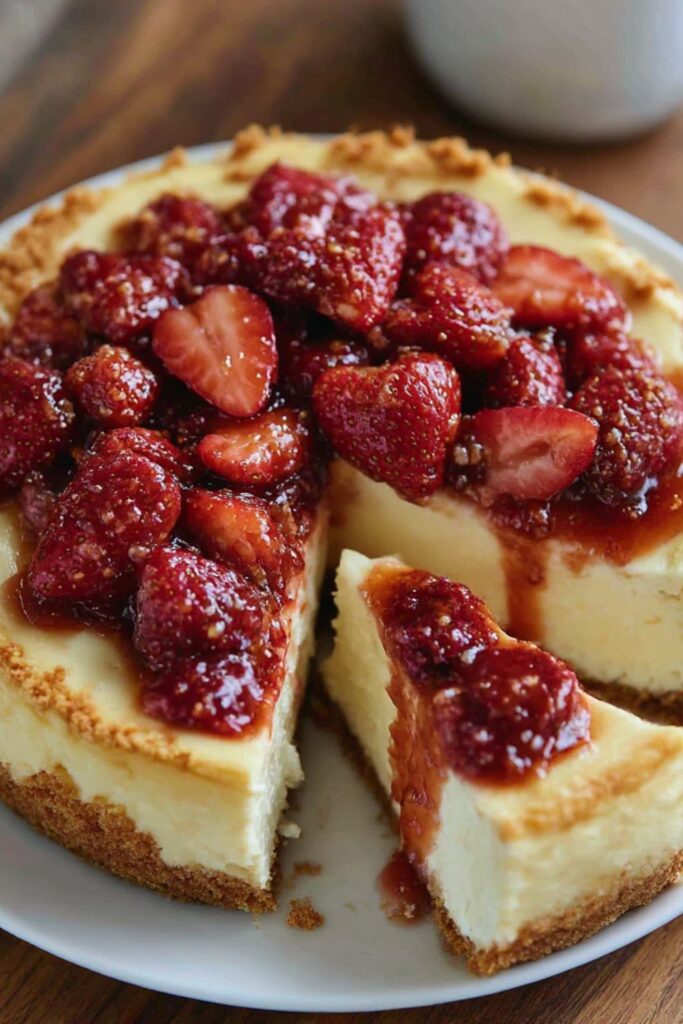 Mary Berry No-Bake Strawberry Cheesecake Recipe
