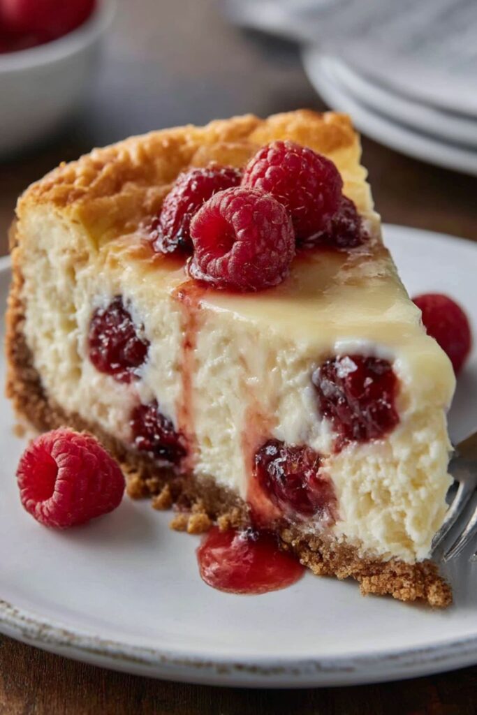 Mary Berry Raspberry and White Chocolate Cheesecake Recipe