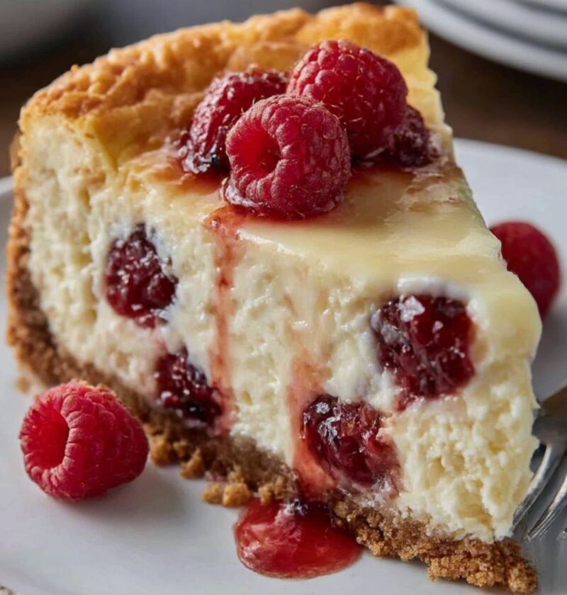 Mary Berry Raspberry and White Chocolate Cheesecake Recipe